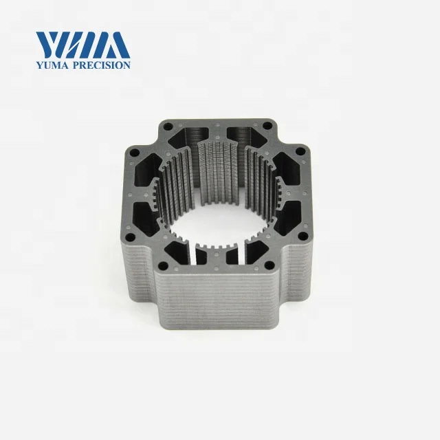 Factory outlet NEMA24 large Stepper motor rotor and stator laminated iron core stamping for Textile machine motor core