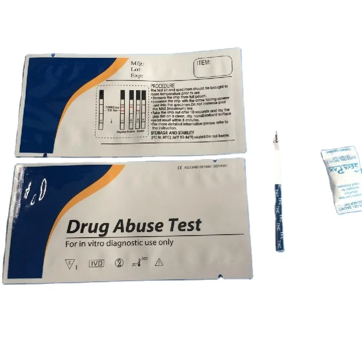 CE ISO approved home hospital use THC rapid test kit
