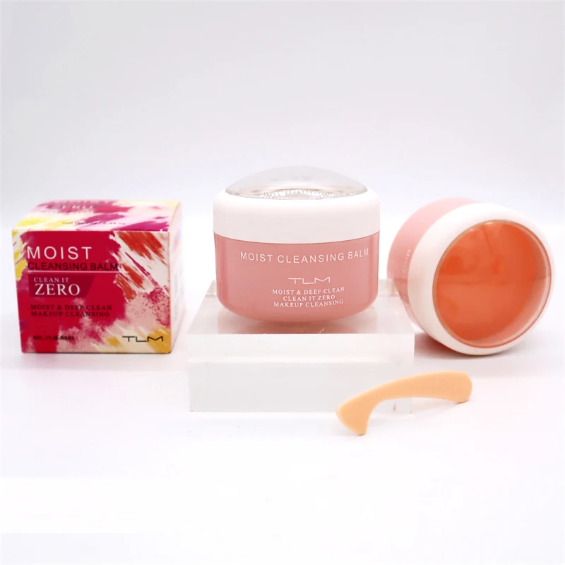 R001 TLM OEM private label make up remover balm emulsify deep clean face and eye skin care makeup cleansing balm