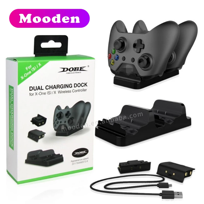 For Xbox One Controller Dual USB Charging Dock Station with battery pack for xbox one slim/Xbox Series X/S