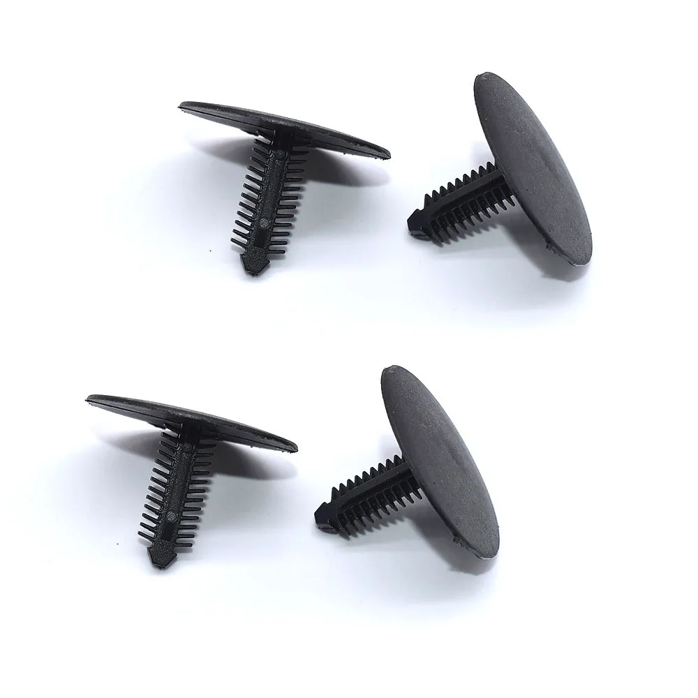 Black beige gray plastic trim rivets fit car hood roof trim panel fastener clips