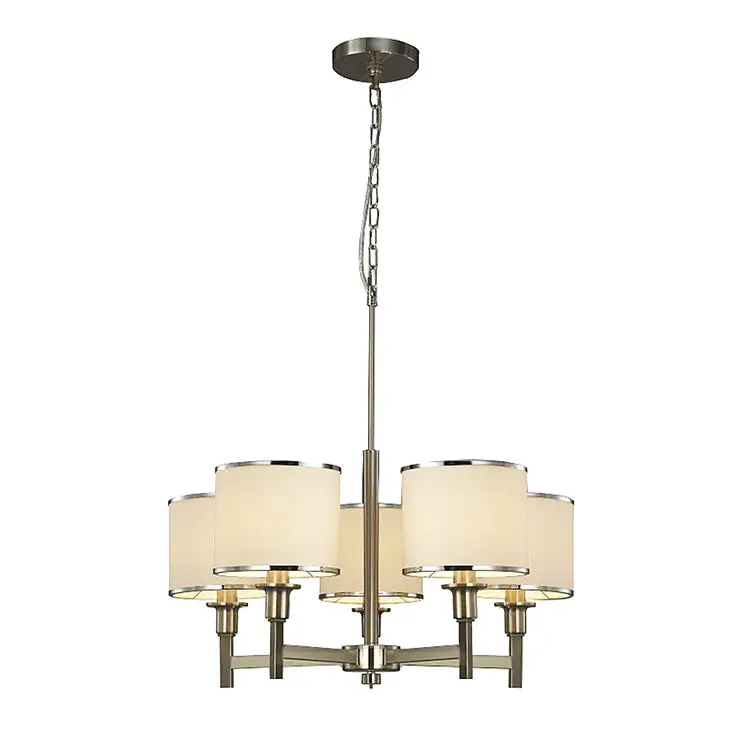 Pendant Lighting Interior Indoor Modern Light Fabric Chandelier from zhongshan