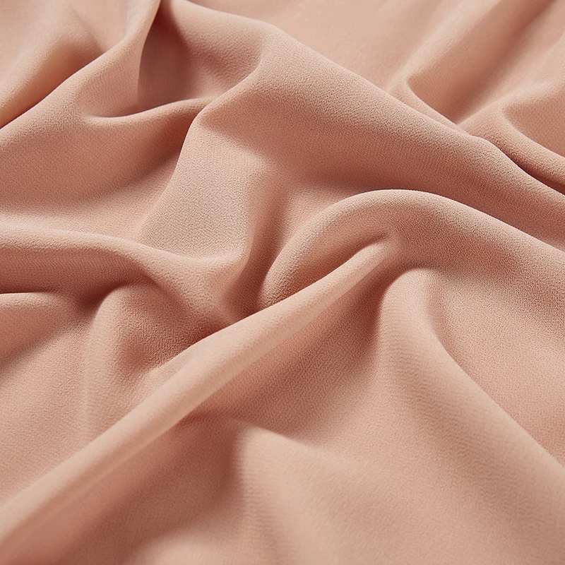 Wholesale High Quality hot women muslim solid plain chiffon hijabs long georgette scarf shawls islamic wrap