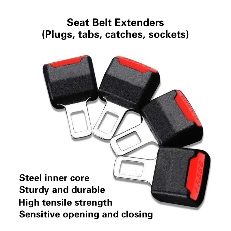 Car Seat Buckles Alert Silencer Auto Seat Belt Extender Car Seat Belt Buckle
