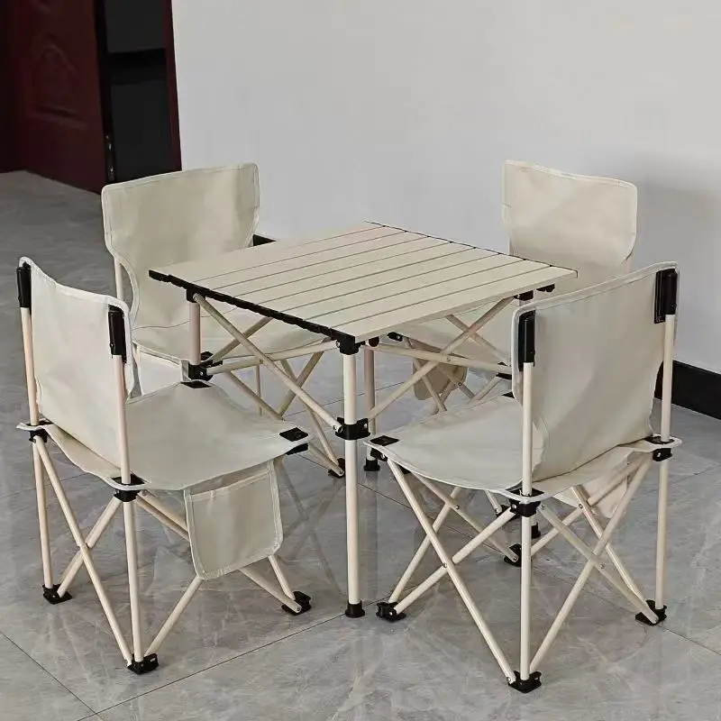 Outdoor Furniture Outdoor Portable Furniture Light Carbon Steel Table and Chair Set Camping and Garden For Outdoor Activities