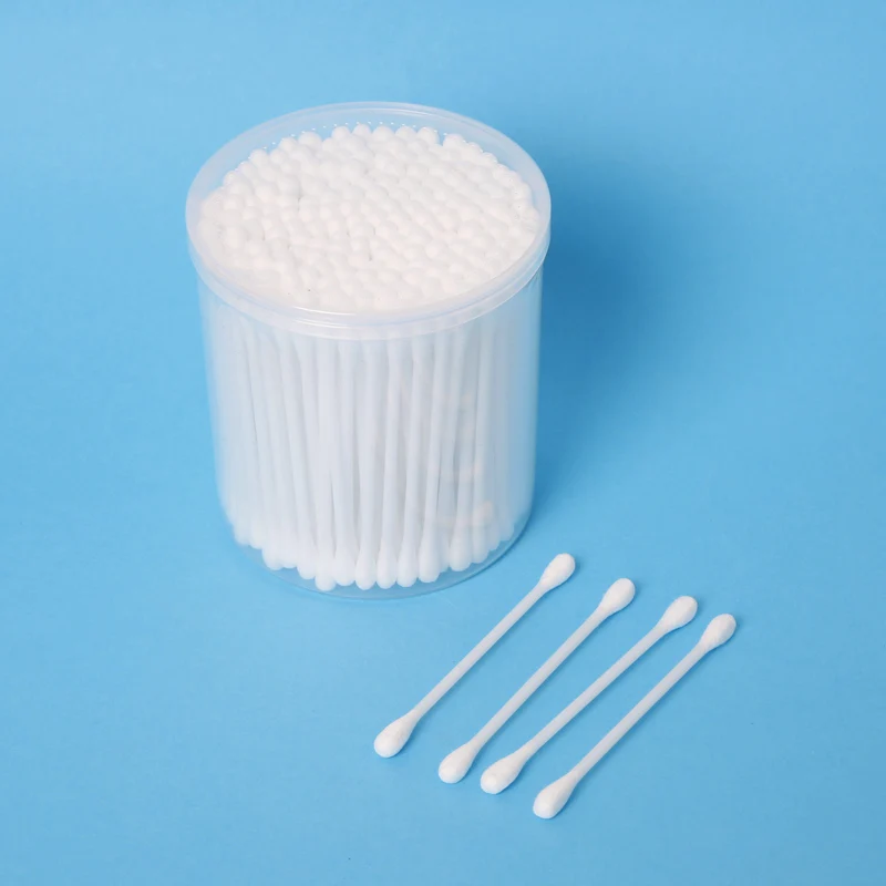 Lowest price manufacturer wood and bamboo disposable cotton swab
