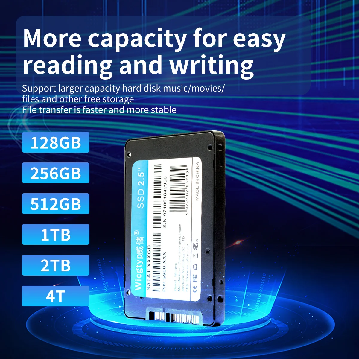 Оригинальный производитель 256g 256gb Внутренний твердотельный диск SATA3 ssd 2 5 для ноутбука настольного ПК