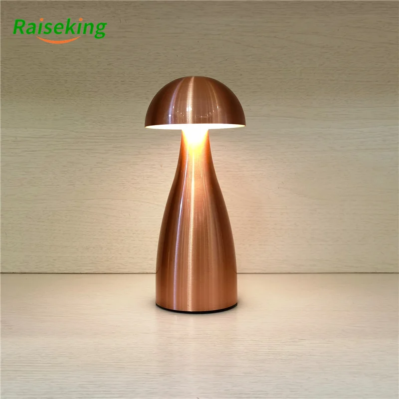 Перезаряжаемая Светодиодная настольная лампа беспроводной приглушаемый светильник для спальни украшения дома