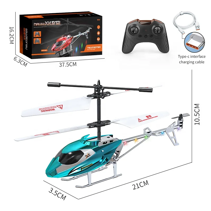 Alloy Simulated Plane Jet Toy Helicopter for Kids Mini RC Helicopter with Gyro 2.5 Channel Flying Helicopter