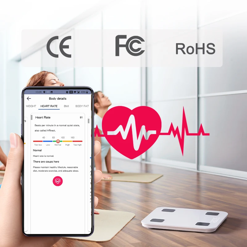 Free SDK Most Accurate Professional Bmi Personal Scale Smart bluetooth Body Fat Scale Digital Scale Body Weight