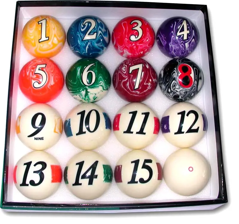 Xmlinco 57 billiard ball/pool ball/ billiard 8 balls