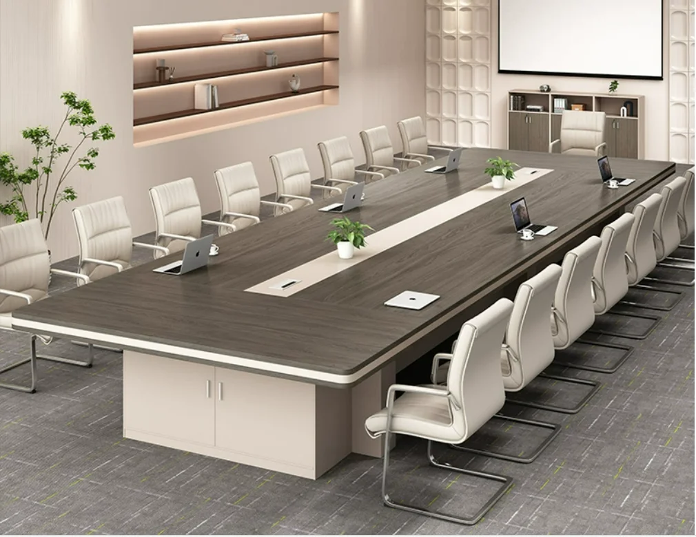Wholesale  Modern 18 Seats Large Modern Conference Table Commercial Meeting Table Boardroom Table