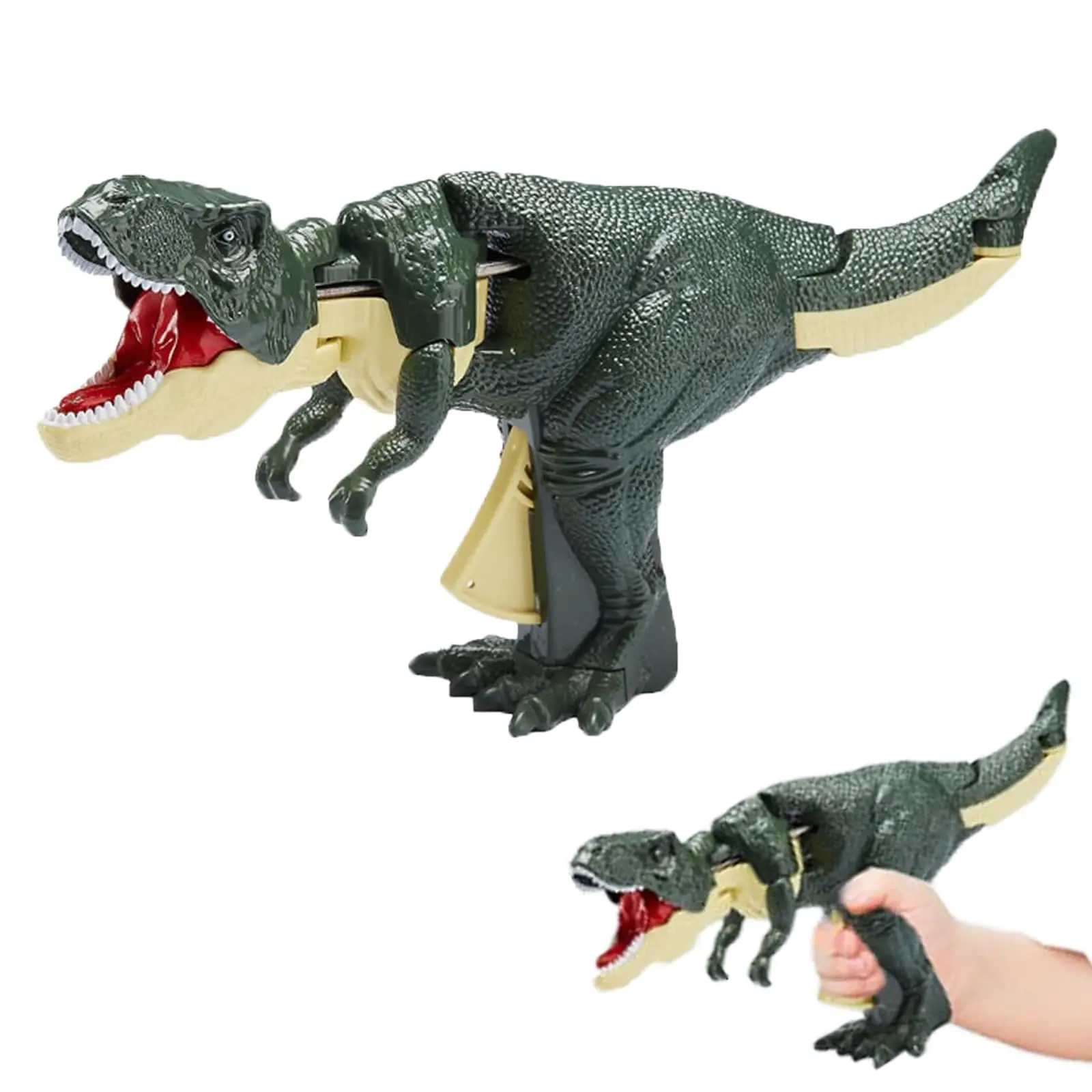 Игрушка-динозавр Tiktok Tyrannosaurus Trigger The T-rex Dragon Roar динозавр Snapper Забавный робот-щипчик для рук со звуком