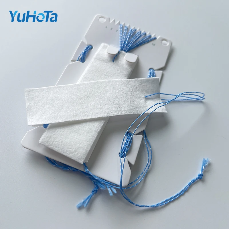 Sterile Self-Adhesive Wound Dressings Neuro Pad or Neuro Sponges Surgical Patties with X-ray Detectable Thread