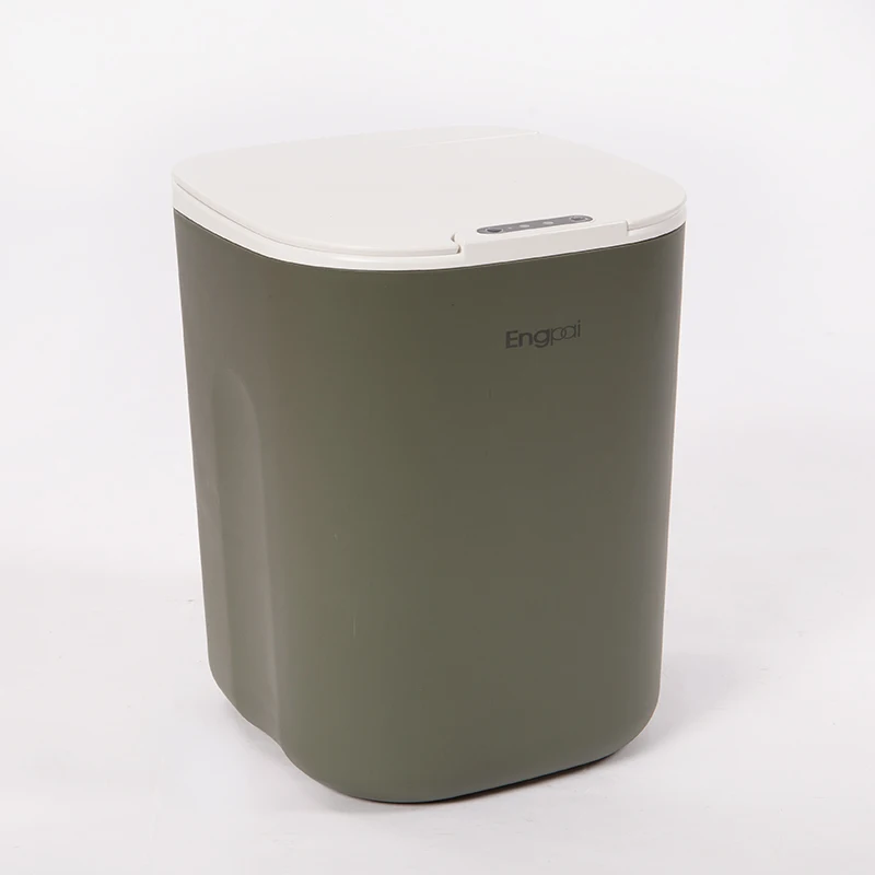16L intelligent waste basket electric induction touchless dustbin automatic with sensor garbage bin smart trash can