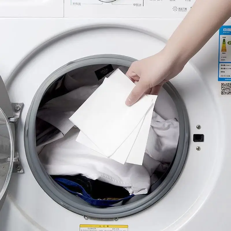 Laundry detergent sheet enzymatic laundry color absorber sheets coconut pva free laundry sheets