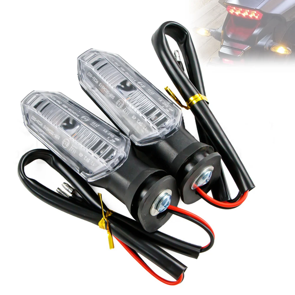 Front and rear acrylic rubber 13V 3.4W 1.2W indicator motorcycle turn signal lights