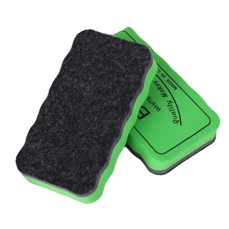 EVA magnetic dry erase board erasers  felt colorful whiteboard eraser for school and office use