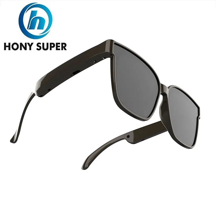 Bluetooth 5.0 Ipx54 Waterproof Smart Glasses With Call And Music Function Oem Glasses With Bone Conduction Headphones