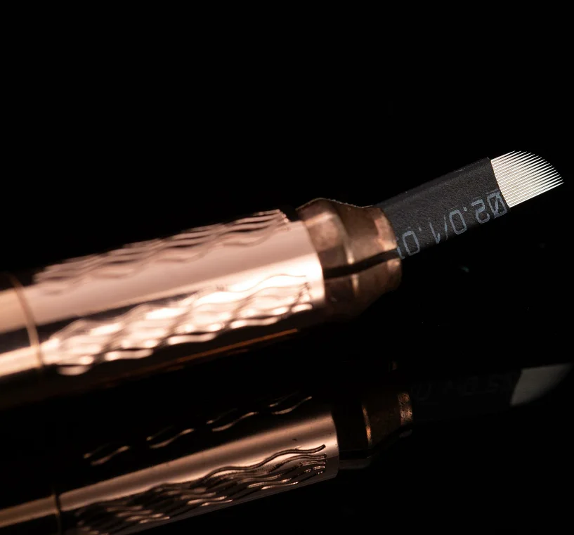 18U 0.18MM disposable microblades micro blade eyebrow tattoo needle supplies supply blades eyebrow microblading needle