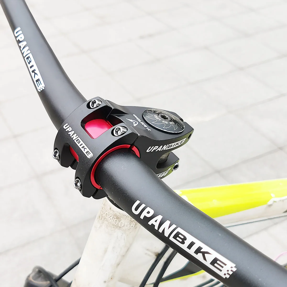 UPANBIKE Bike Parts 31.8mm 35mm Mountain Bicycle 50mm Length Camouflage Handlebar Short Stem