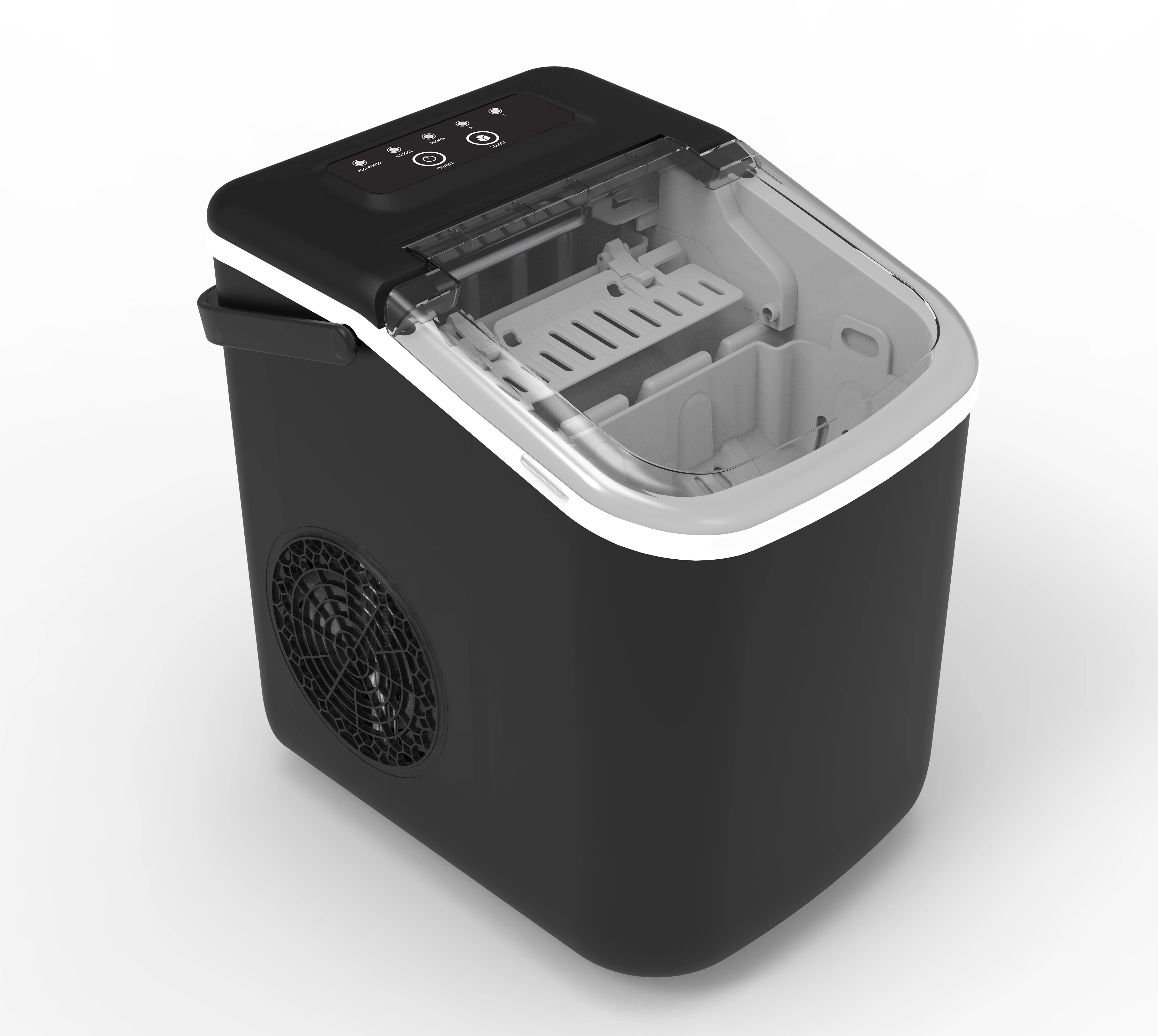 Портативная компактная Бытовая ледорубка с ложкой и корзиной