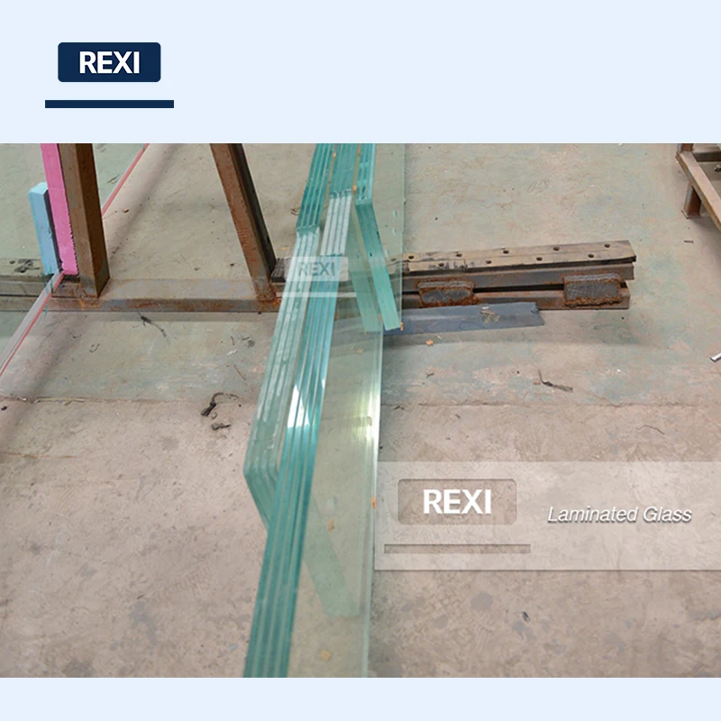 Fabrica Precio de cristal laminado templado claro incoloro transparente cristales laminados Fabricante 6.38mm 8.38mm 10.76mm