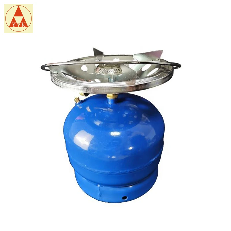 Cheap Blue Mini  LPG Gas Cylinders Tank 2kg Cooking Gas Stove and Cylinder for Camping BBQ