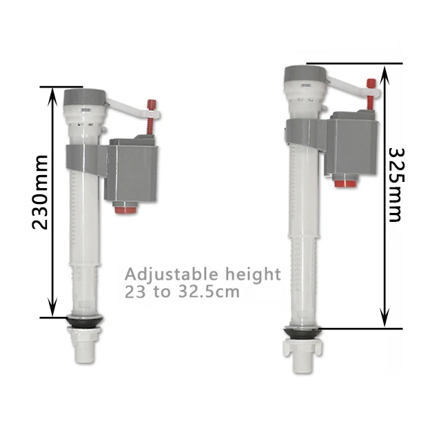 Manufacture dual flush good price Plastic fill valve flush valve for toilet For one piece Toilet water tank accessories
