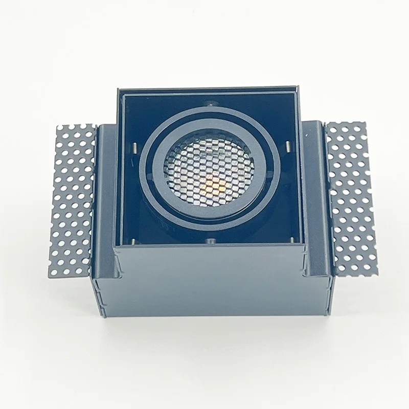 wholesale indoor hotel office cob trimless recessed plaster gypsum led downlight for living room