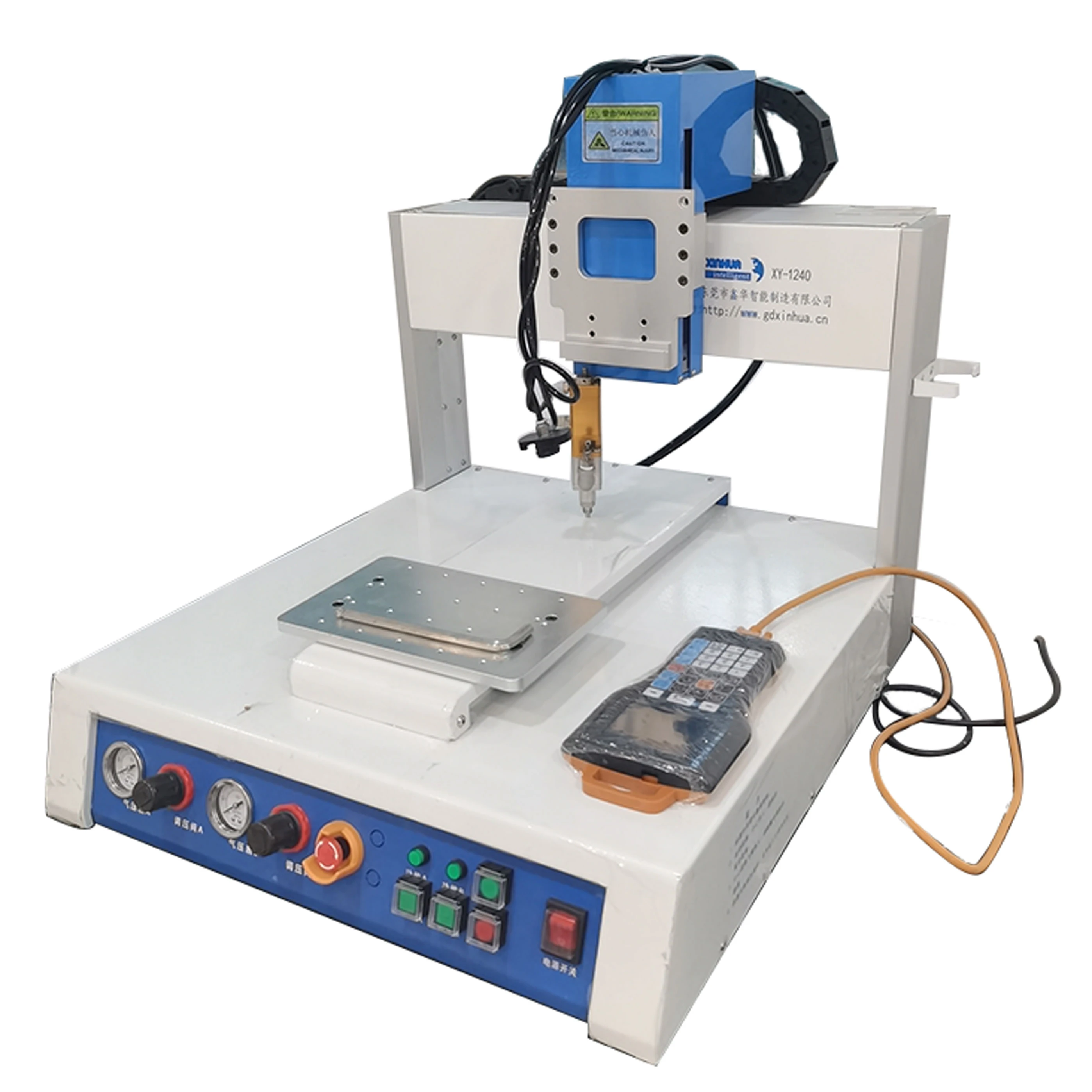 Factory glue dispensing machine for speaker/glueing spray machine/hot glue dispenser
