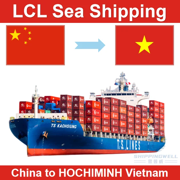 Cheap DDP Sea Freight Shipping LCL From Shenzhen Guangzhou China to HOCHIMINH Vietnam by Door to Door and Customs Clearance