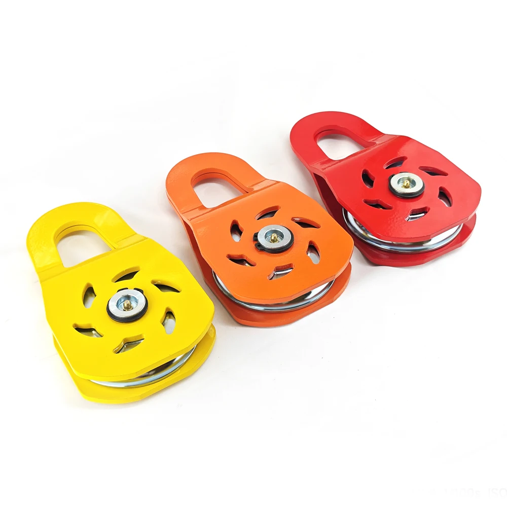 Heavy Duty Off Road Pickup Recovery Winch Snatch Block Pulley for Synthetic Rope and Steel Cable