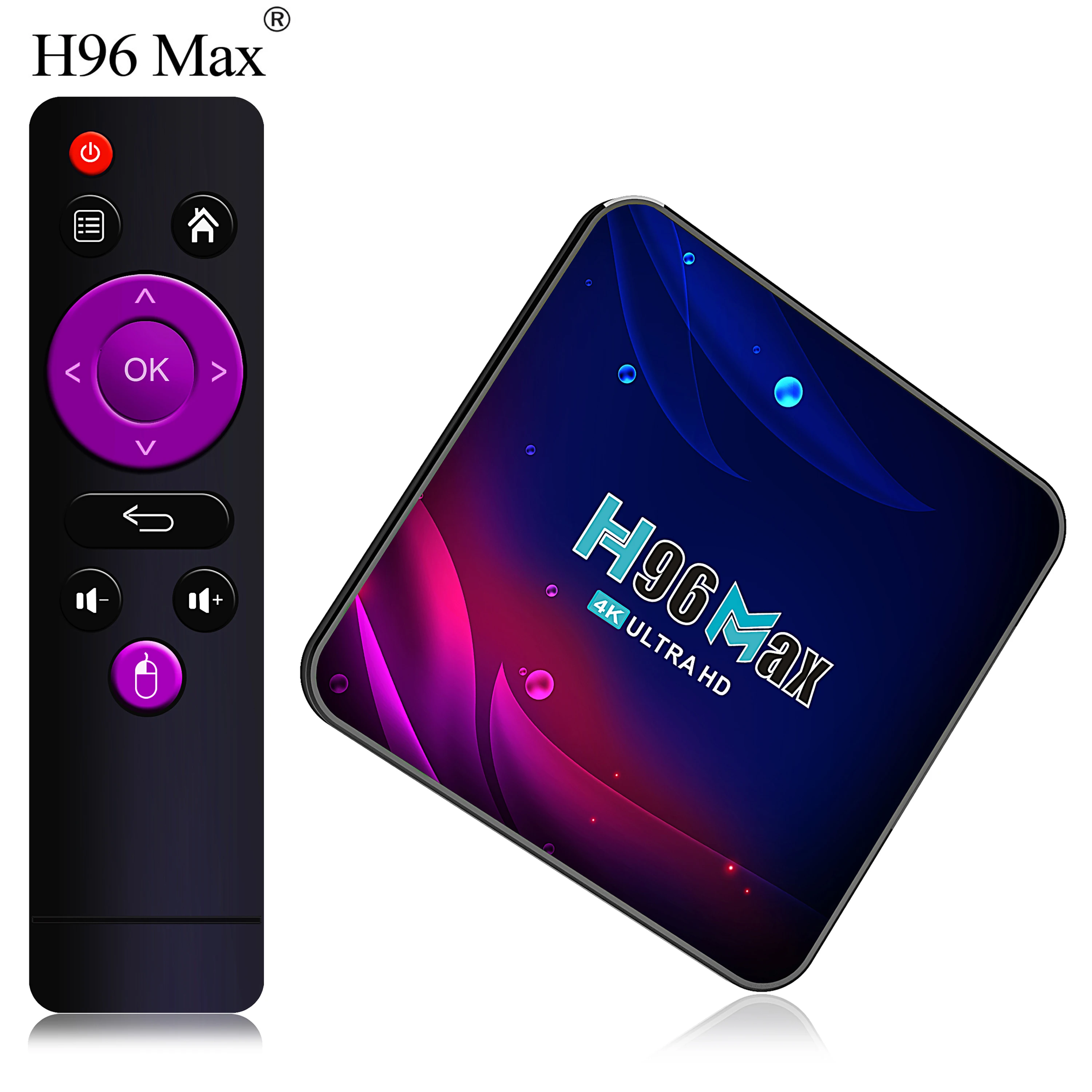 Wholesale H96 MAX V11 4gb  tv box for android 11 Quad Core support 4k tv box 64GB ROM Smart tv box
