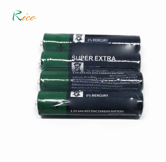 Powercell UM-4 Size 1 5v Dry Battery R03 U M4 AAA 1.5v Pencil Battery for Remote Control Toys Camera Heavy Duty Battery