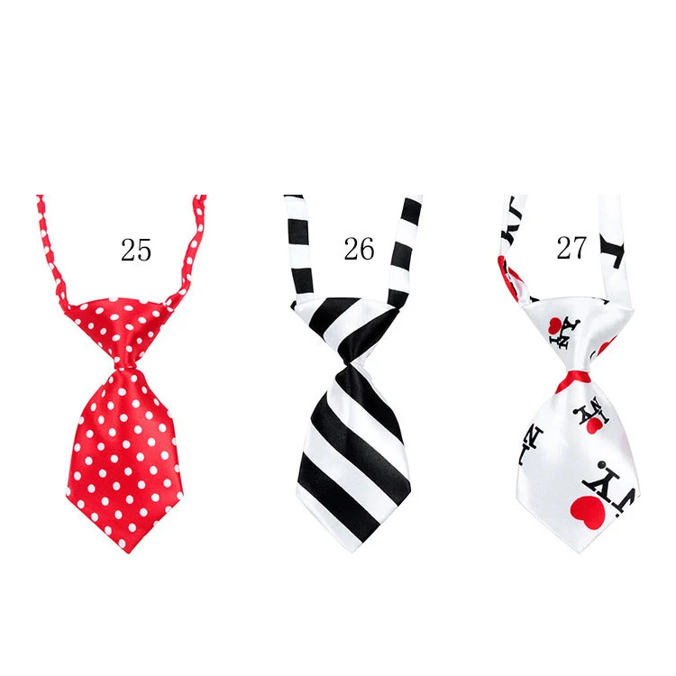 OEM Wholesale Pet Ties Bow Ties Cat Neckties Grooming Straps Dog Bow Tie