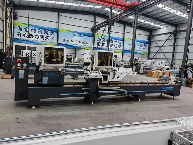 China hot selling aluminium profile double head cutting saws