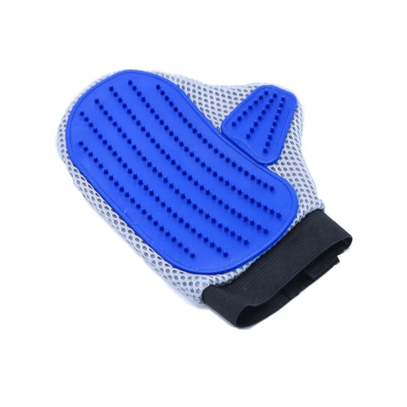 Easy Clean Pet Massage Bathing Brush Silicone Dog Grooming Gloves