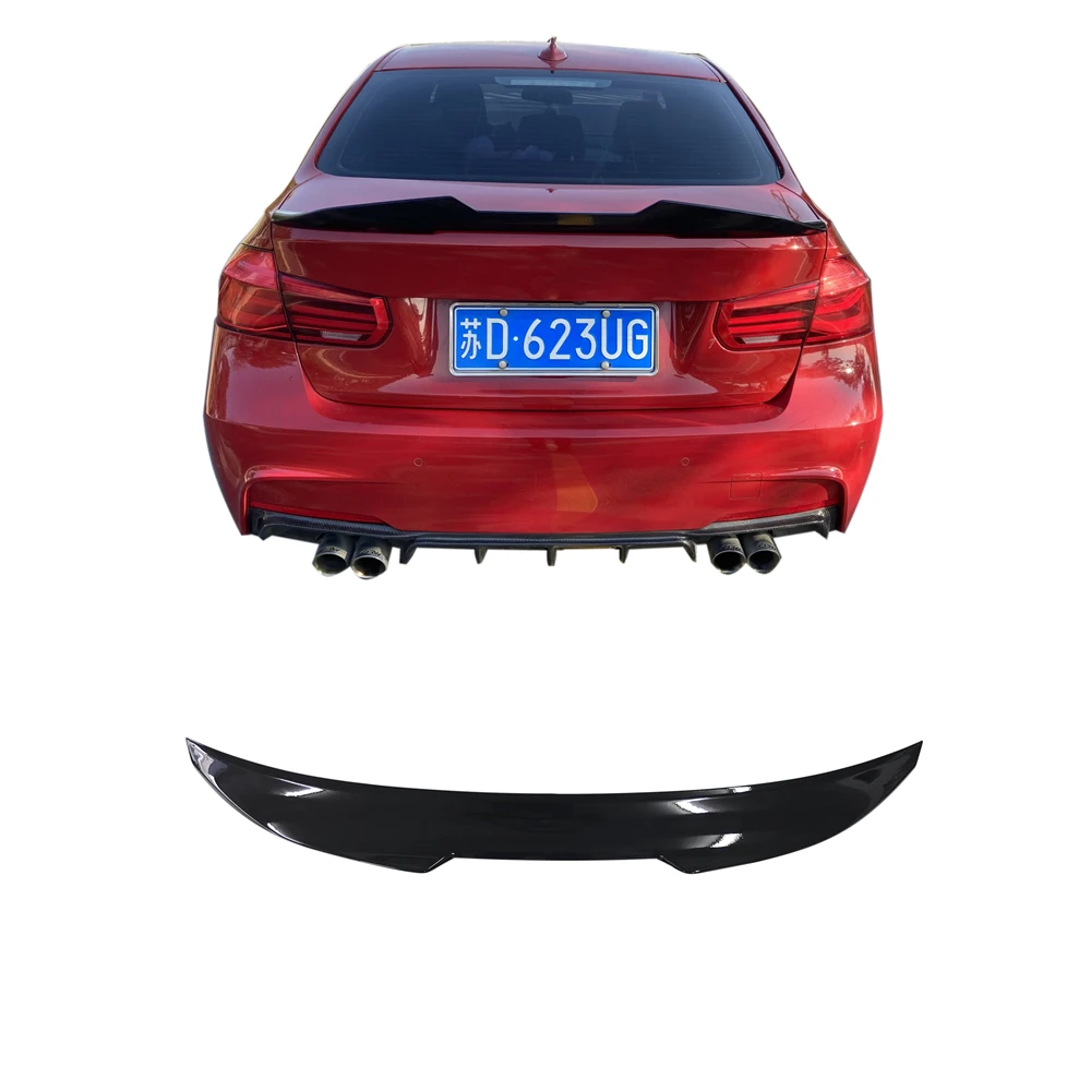 
 Спойлер для Bmw F30 PSM Тип F30 блеск черный тюнинг задний спойлер для Bmw F30 PSM бахилы 2012-2018 спойлер для автомобиля  