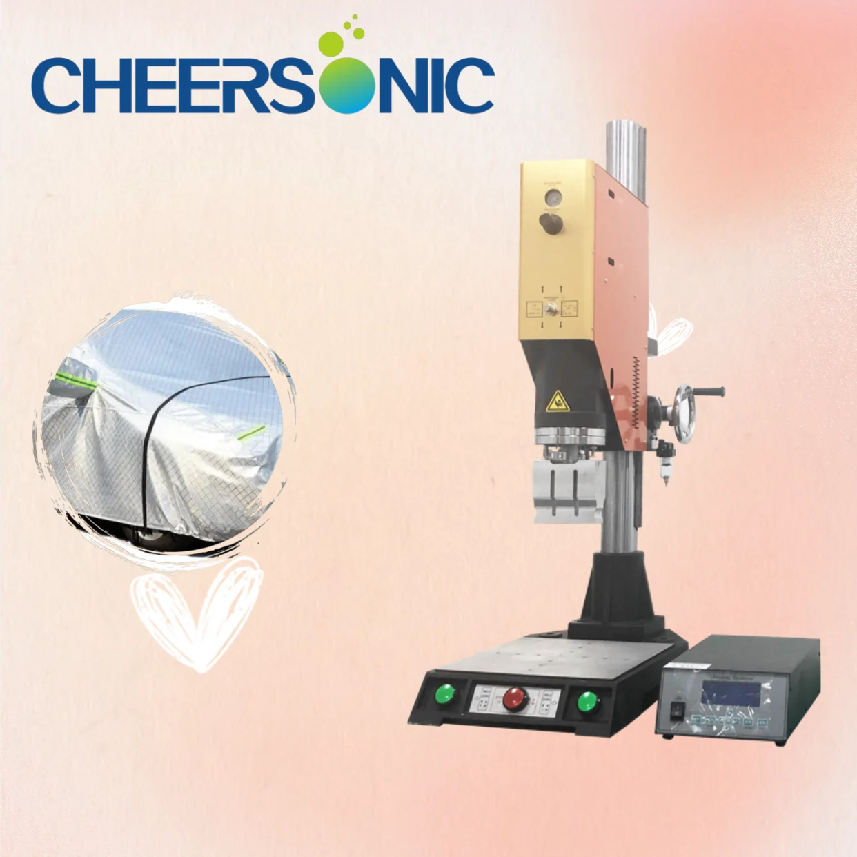 Automation Plastic Ulrasonic Welding Machine Engine hood welding