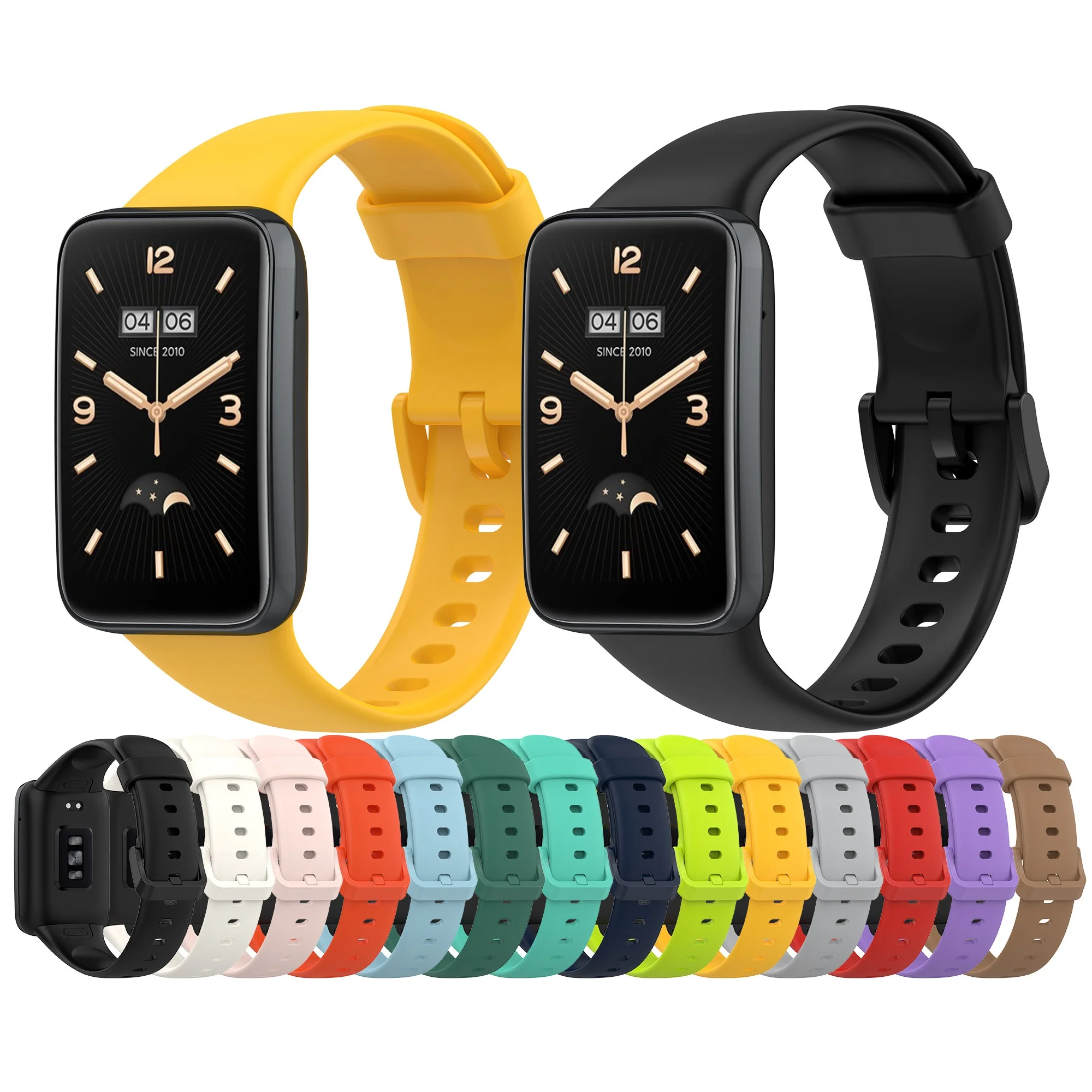 Ремешок силиконовый для Xiaomi band7 pro сменный Браслет из ТПЭ резиновый браслет наручных часов