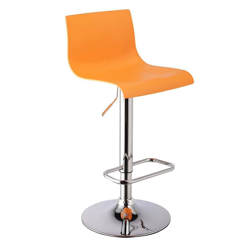 Luxury nordic modern adjustable  plastic bar stool bar chairs for kitchen