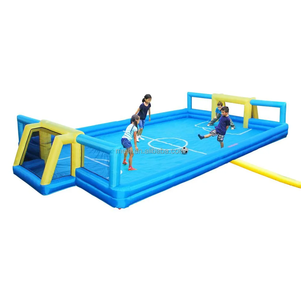 HOT SALE outdoor mini inflatable football court soccer field for kids