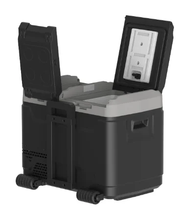 Maxtronic  Portable Solar 12v Dc Compressor Mini Car Fridge Freezer Refrigerator Freezers For Camping Outdoor Caravan Rv -