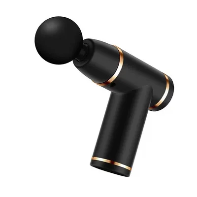 Розовый 2021 лучшая недорогая портативная высокоинтенсивная глубокая тканевая фаска вибрационная терапия тела миниатюрный массажный пистолет для мышц