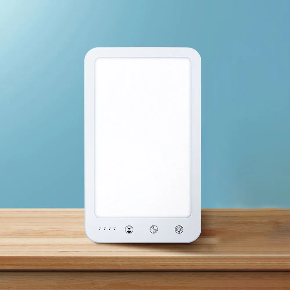 LED Light Therapy Lamp Mood Desk Lamp Touch 5V USB Timing Dimmable Sad Light Therapy Lamp