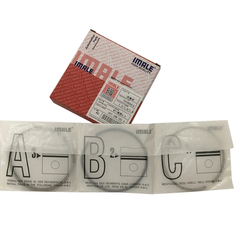 Car engine STD 077198151A 077198151AB 077198151AA piston ring set for C6 A8 Touareg4.2