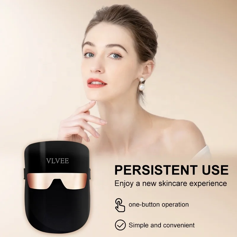 Professional High Beauty 3 Colors LED Mask Face Photon Light Skin Rejuvenation Light Facial Care Instrument Beauty equipment