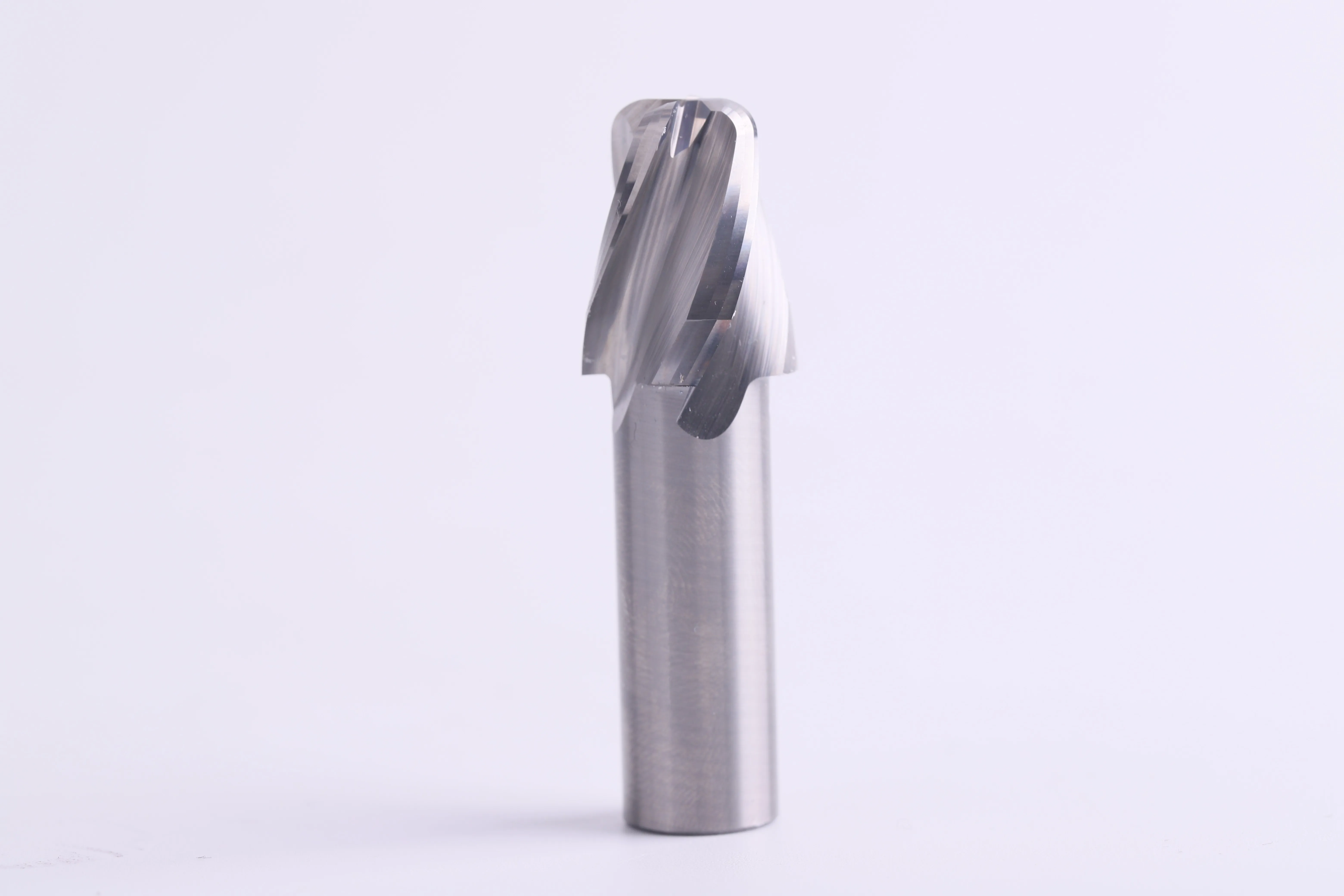 Hardware tools manufacturer 4-edge tungsten steel shaped round nose cnc end mill drill bit 4-edge round nose end mills for sale