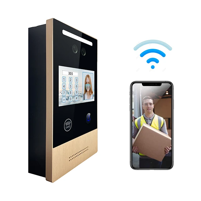 1080P High-end Fully Duplex Intercom Wide Angle Lens Tuya Smart IP Video Door Phone for Villa with Touch Screen Informe Dicom